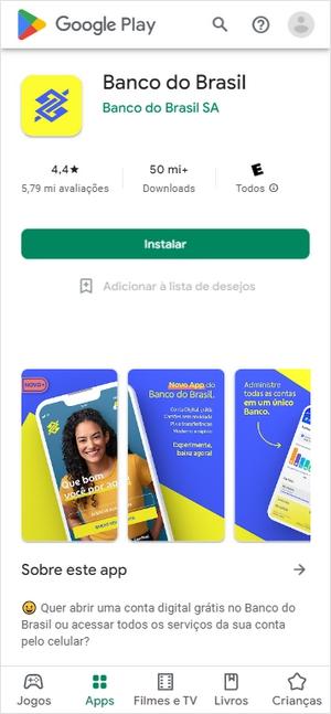 Consulta PASEP pelo aplicativo do Banco do Brasil
